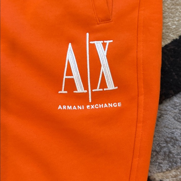 Armani Exchange Vibrant Orange Joggers - Picture 4 of 5